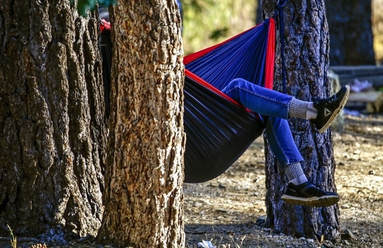 camping and social distance