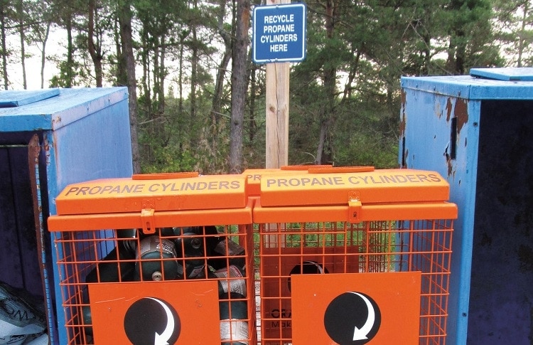 propane cylindres