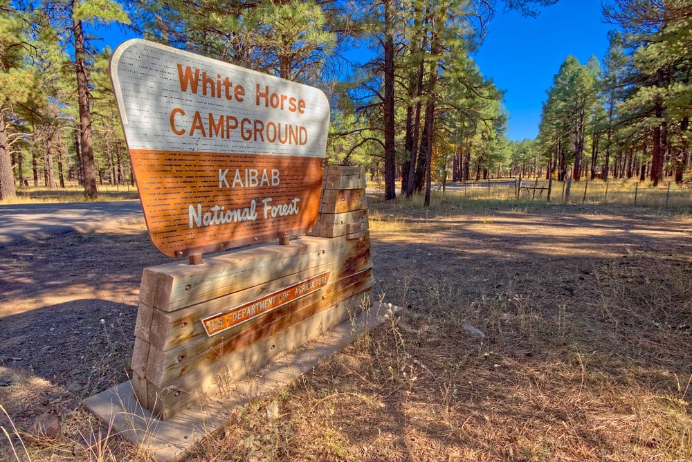 Horse Campground Signage