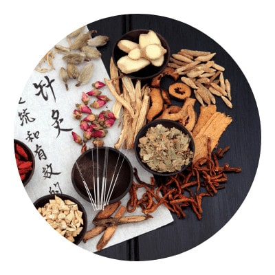 Herbal medicines on the table