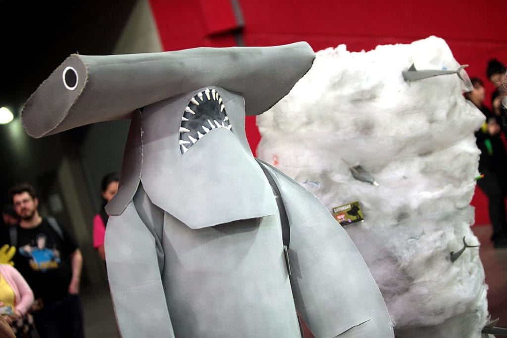 Sharks being cosplayed