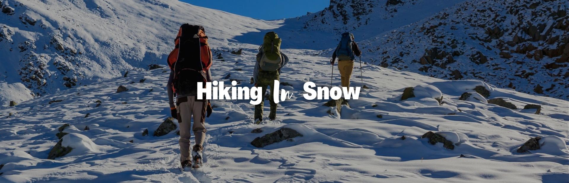 hiking in snow featured photo