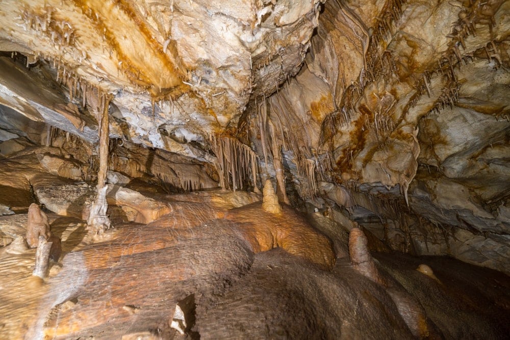 inside the Lehman Caves in the Great Basin National Park