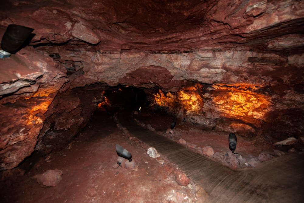 inside of the wind cave national park in south Dakota, USA