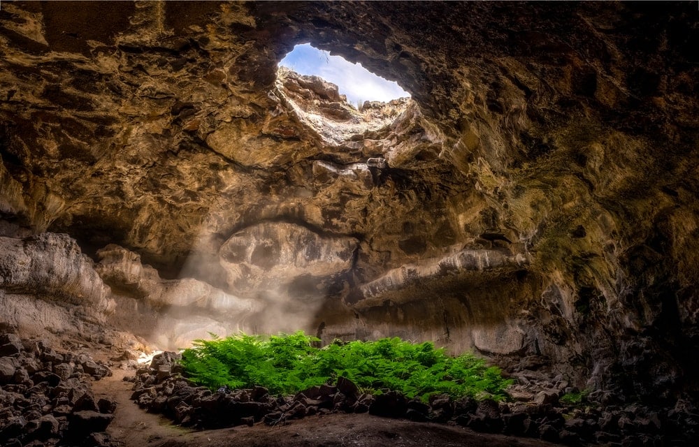 view inside one of the National Parks in the US, the Mammoth Cave National Park which is also a UNESCO World Heritage Site and a UNESCO World Biosphere Reserve.