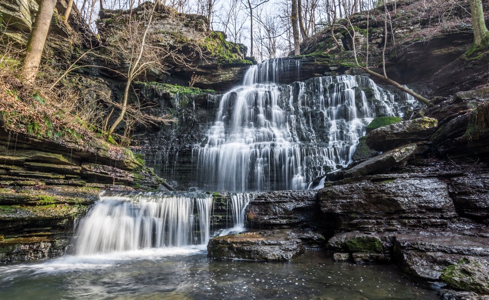 the 60 foot waterfalls in Tennessee, the Machine Falls