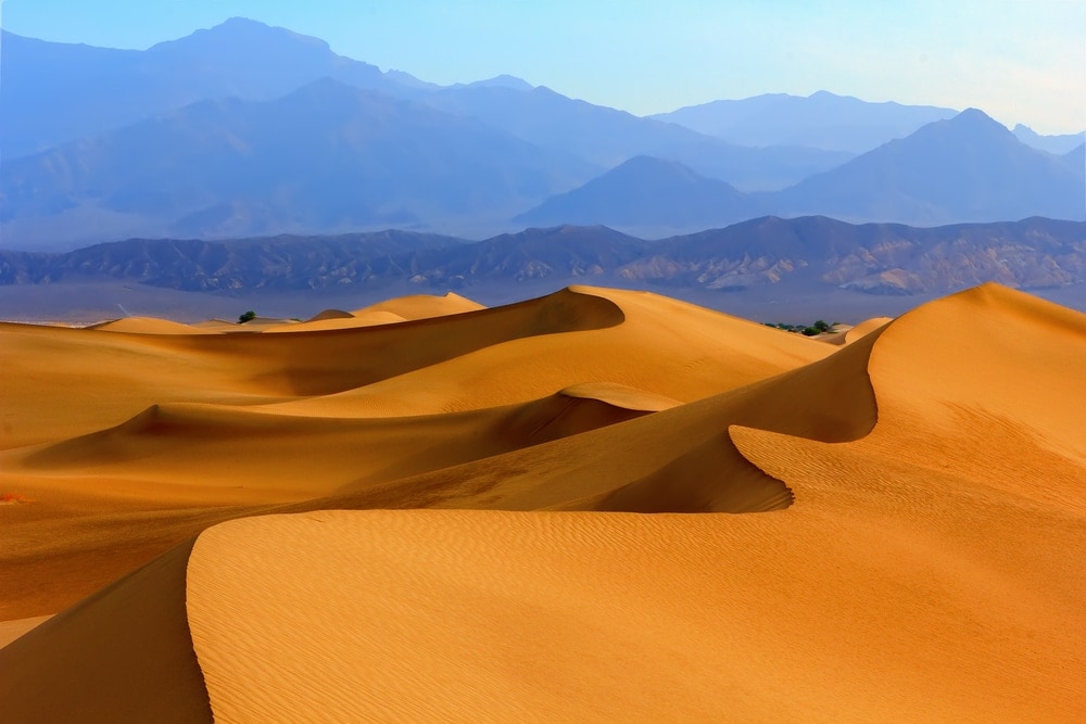 sand dunes in Death Valley National Park USA
