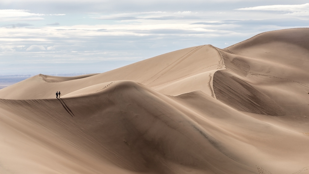 Hikers at the Great Sand Dunes