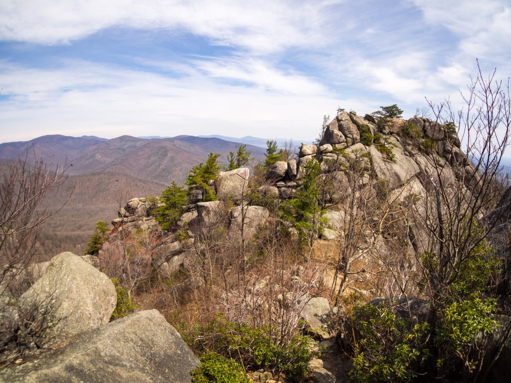 Old rag mountain in Virginia