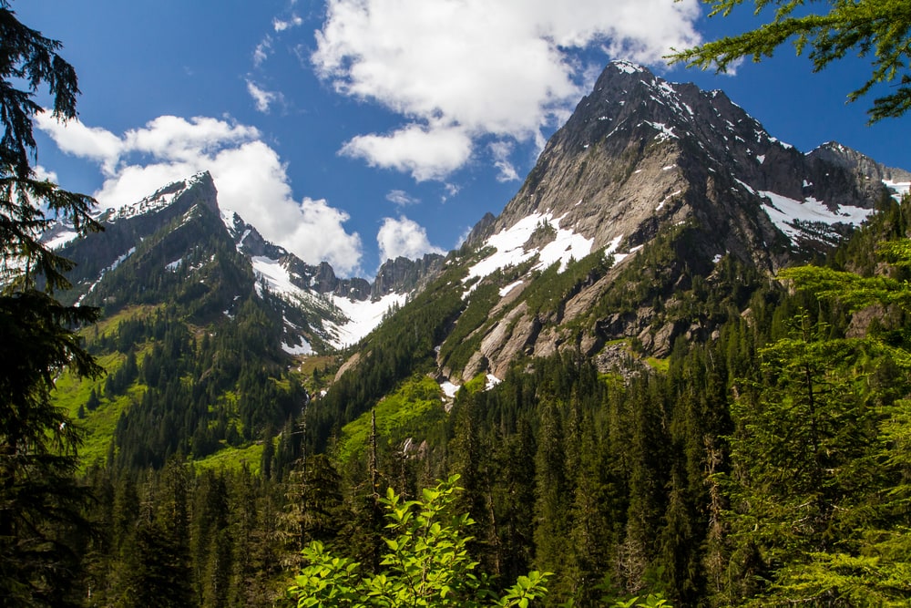 View below the Tower Mountain in Washington