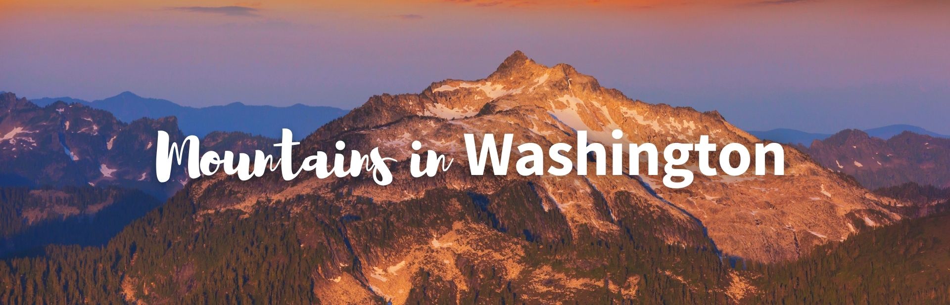 Mountains in Washington featured image