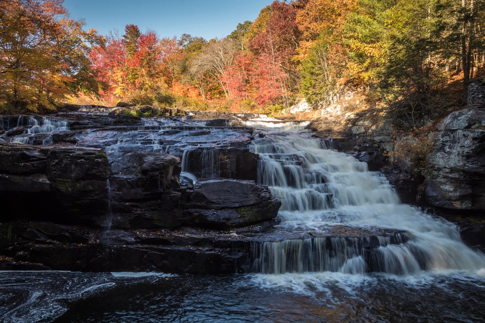 Shohola Falls in Pennsylvania