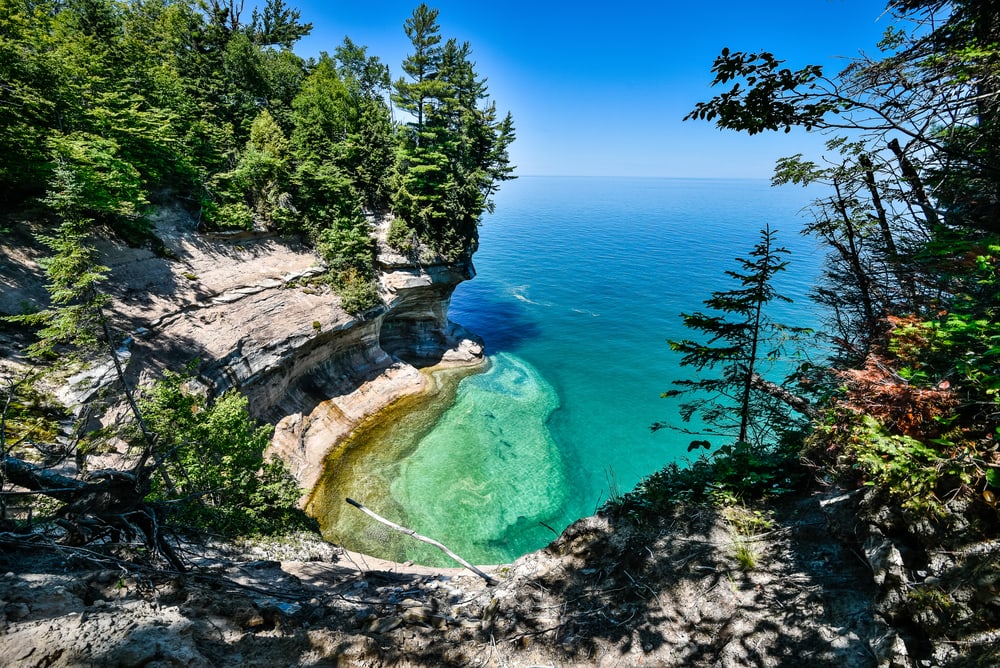 Lake Superior beach views from Michigan's upper peninsula