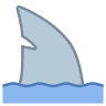 shark fin icon