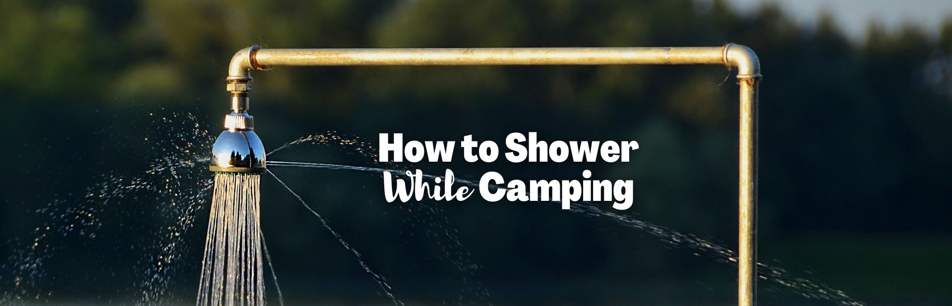 how to shower while camping featured image