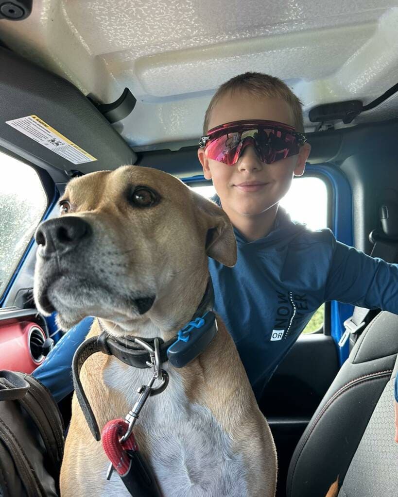 Columbo going on a trip with Andrea Shaw's son